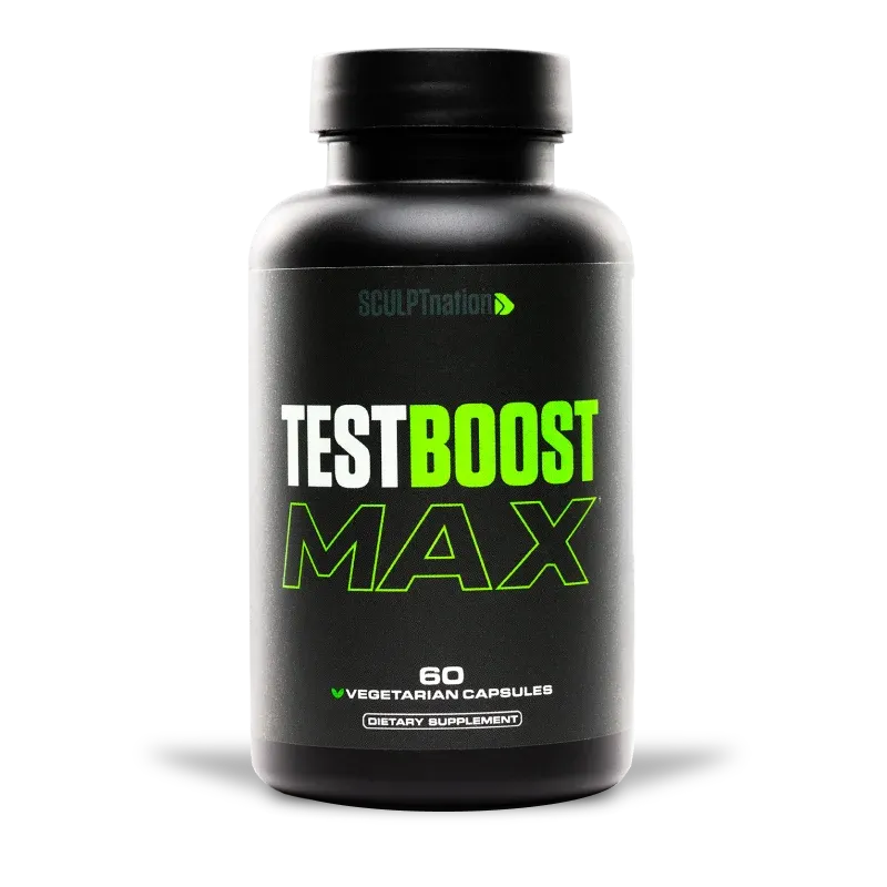 Sculpt Nation by V Shred Test Boost Max - Testosterone Supplement for Men - Tribulus Terrestris for Men - Natural Energy, Stamina, and Strength Booster - 60 Gluten Free Capsules