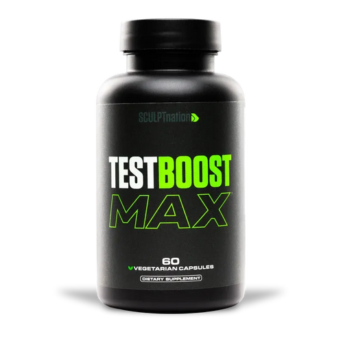 Sculpt Nation by V Shred Test Boost Max - Testosterone Supplement for Men - Tribulus Terrestris for Men - Natural Energy, Stamina, and Strength Booster - 60 Gluten Free Capsules