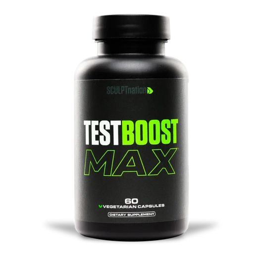 Sculpt Nation by V Shred Test Boost Max - Testosterone Supplement for Men - Tribulus Terrestris for Men - Natural Energy, Stamina, and Strength Booster - 60 Gluten Free Capsules